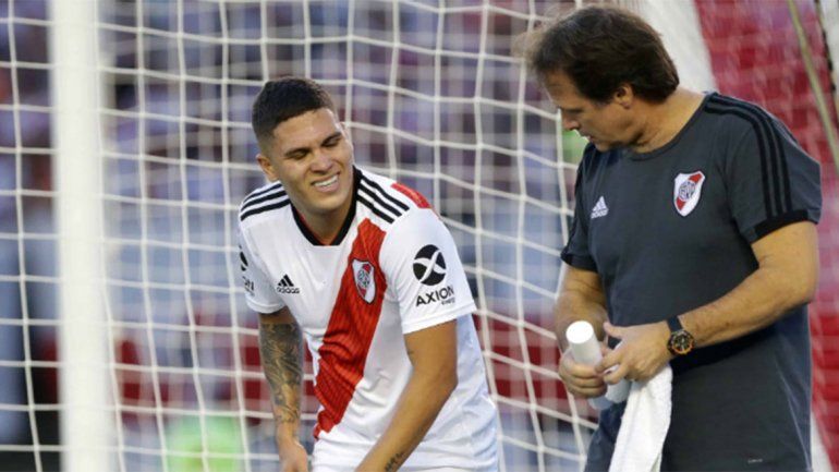 Drama en River: Juanfer se rompió los ligamentos y estará 6 meses afuera