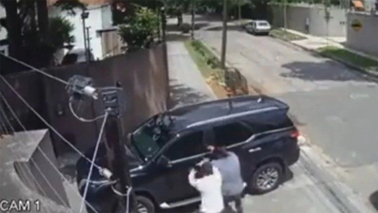 Video: violento asalto a la esposa de Bebe Contepomi