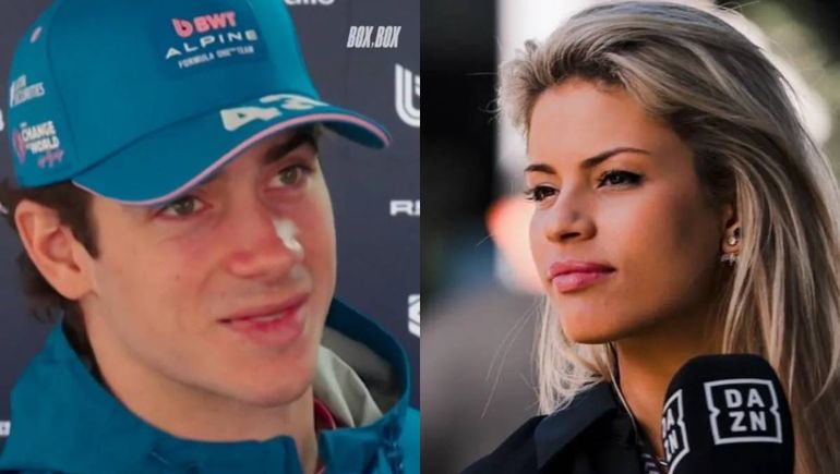 Aceleró Colapinto: el pícaro comentario con el que volvió a coquetear con la periodista española Christine GZ