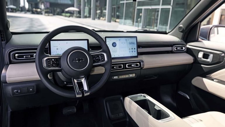 El interior altamente tecnológico que traerá el Chevrolet Spark. Foto: GM.