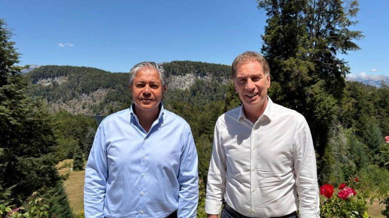 Figueroa y Santilli, en Villa La Angostura. | LM Neuquen Figueroa y Santilli, en Villa La Angostura.