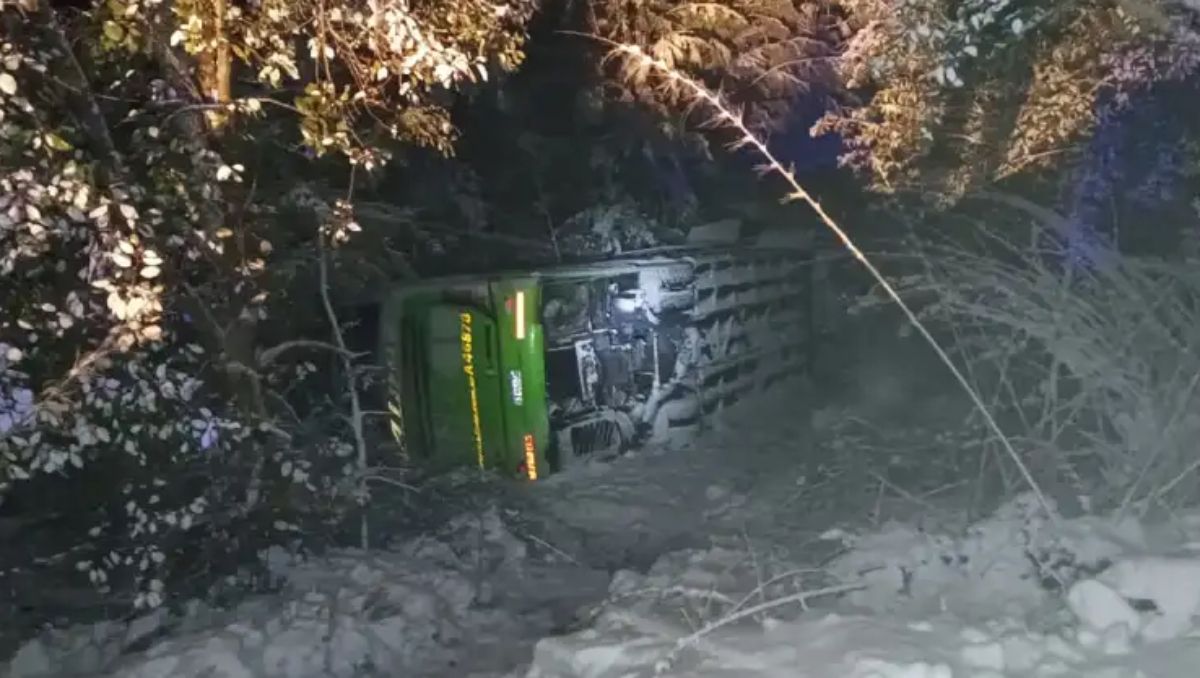 Tremendo relato de pasajera del micro que volcó en la ruta de Siete Lagos