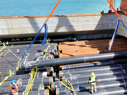 Finalizó el primer hito logístico del gasoducto vinculado al proyecto GNL (Foto: Gobierno de Río Negro) Finalizó el primer hito logístico del gasoducto vinculado al proyecto GNL (Foto: Gobierno de Río Negro)