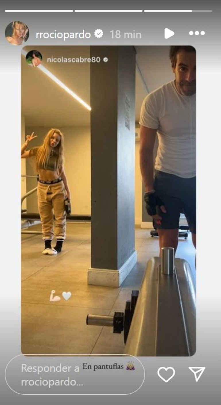 La respuesta de Rocío Pardo, la novia de Nicolás Cabré. La respuesta de Rocío Pardo, la novia de Nicolás Cabré.