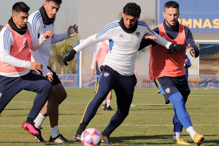 Cristian Medina es el único jugador de Boca que hoy está en un nivel aceptable. Foto: Prensa Boca&nbsp;