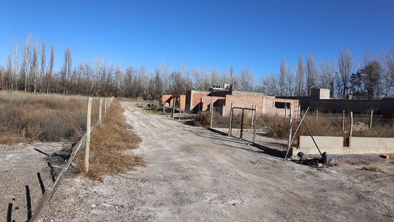 El loteo Las Mutisias de la Cooperativa de Inquilinos Neuquinos Unidos por la Vivienda Digna.