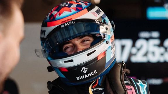 Franco Colapinto sufrió las prácticas libres.