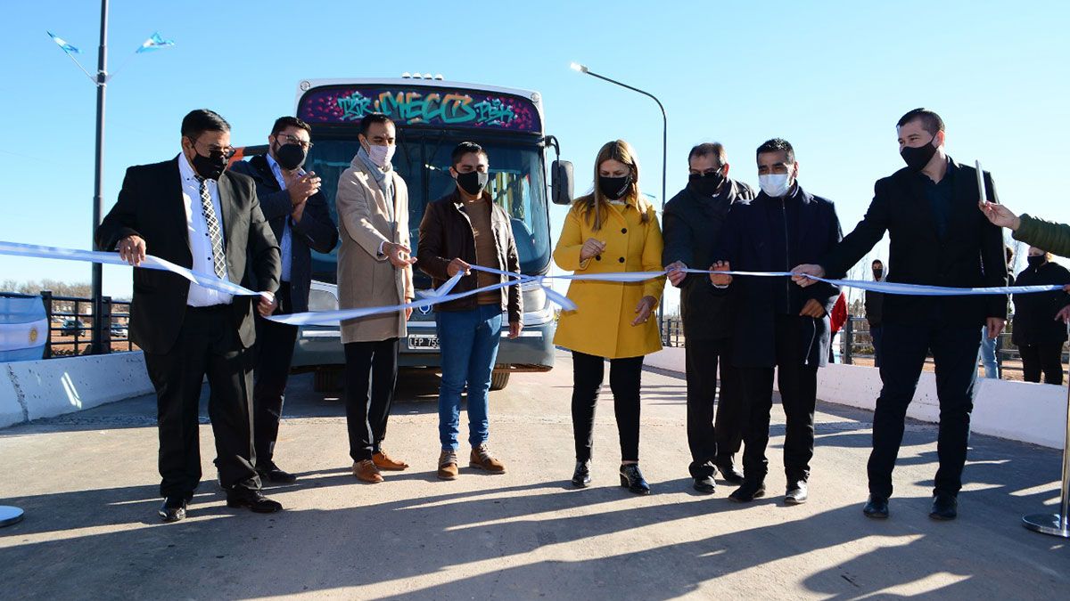 Cutral Co: Rioseco inauguró el puente El Aluvión