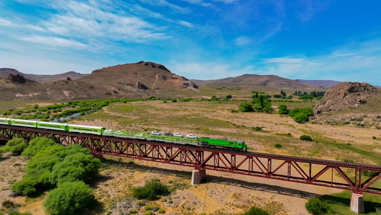 El Tren Patagónico ya se disfruta en el inicio de la temporada de invierno en Río Negro.