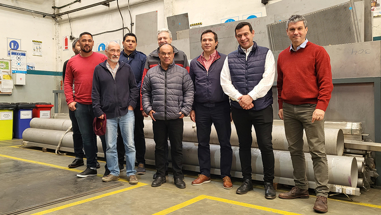 Supervisan una obra para potabilizar agua en Añelo