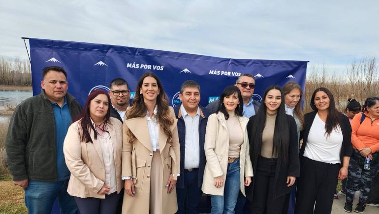 Los candidatos de Carlos Quintriqueo y Más Neuquén para las elecciones del próximo 26 de octubre.