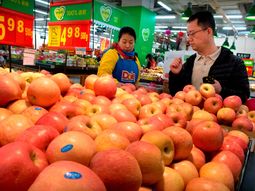 Crecen las importaciones de manzanas por parte de China. Crecen las importaciones de manzanas por parte de China.