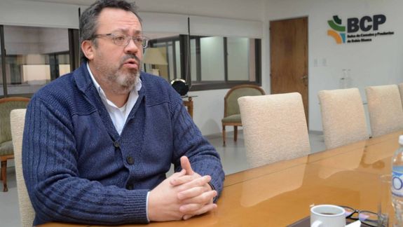 Maximiliano Abraham, presidente de la Bolsa de Cereales y Productos de Bahía Blanca.