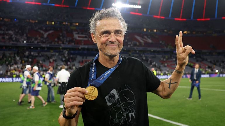 Luis Enrique condujo al PSG a su primera Champions League.