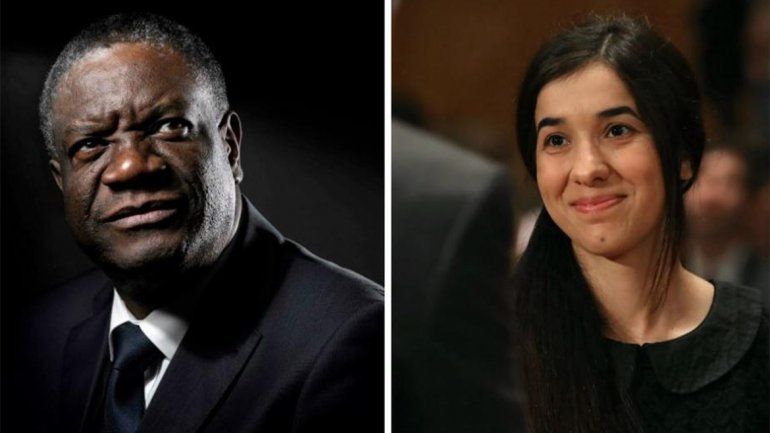 El Nobel de la Paz fue para un médico congoleño y una activista iraquí