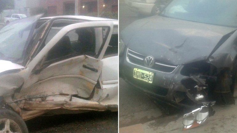 Una mujer resultó lesionada en un choque