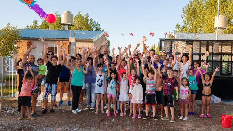 Vecinos de Valentina Sur Rural festejaron el carnaval