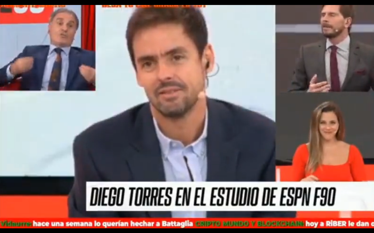 Rubinska dejó en offside a Ruggeri y el Cabezón tuvo una cuestionable reacción