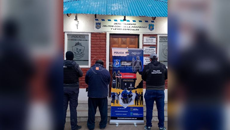 Capturaron en Neuquén a un prófugo que había sido condenado en Río Negro.