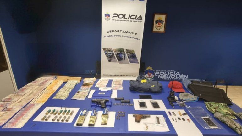 Allanaron a una banda sindicada por robos a vehículos