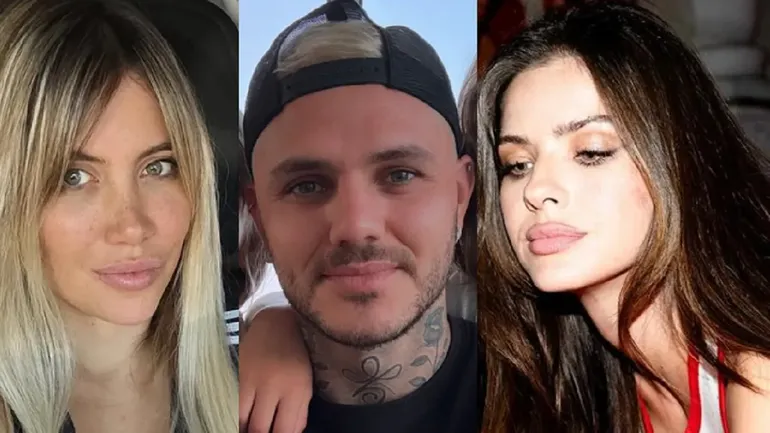 Bomba: Mauro Icardi, la China Suárez y Wanda Nara coincidieron en Europa