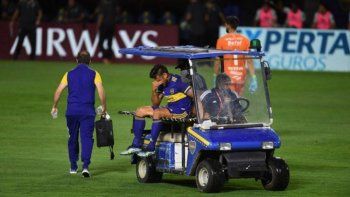 El delantero de Boca Toto Salvio sufrió una lesión en su rodilla El delantero de Boca Toto Salvio sufrió una lesión en su rodilla