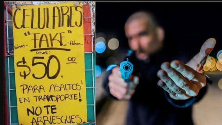 México: ya compran celulares truchos para dárselos a los ladrones