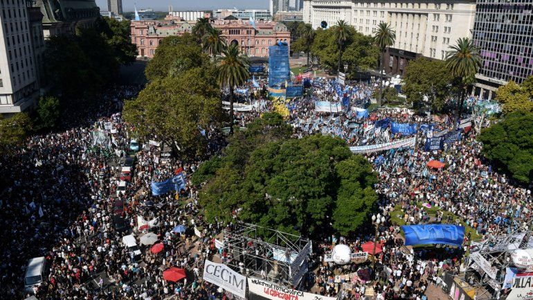 Hubo distintas manifestaciones en todo el país