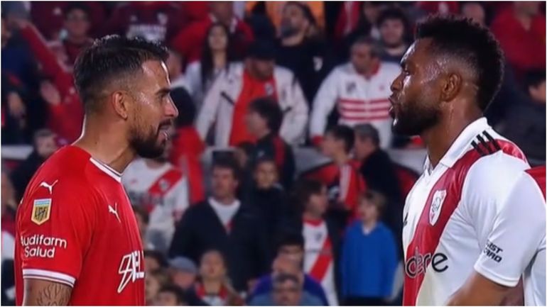 A las piñas: la pelea en los pasillos de River entre Borja y Barreto