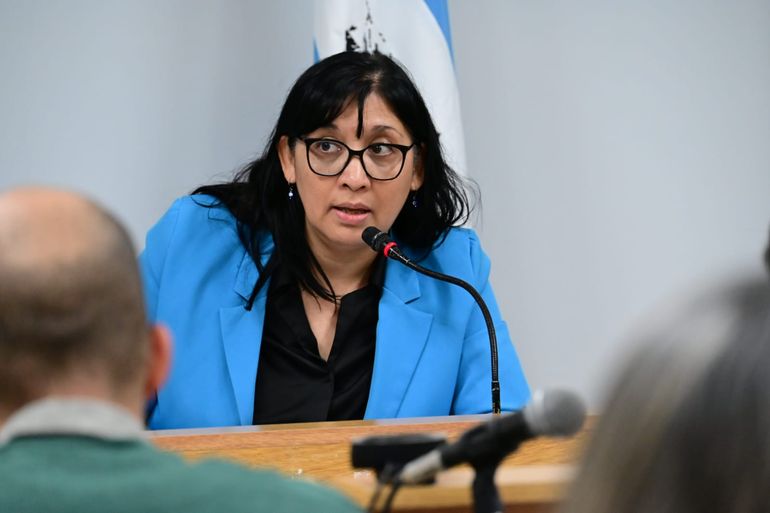 Claudia Namuncurá, presidenta del Concejo Deliberante de Plottier. Claudia Namuncurá, presidenta del Concejo Deliberante de Plottier.