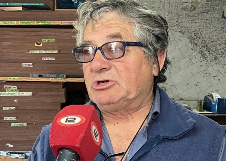 Mauro Díaz, el presidente de la entidad barrial de la zona sur de Trelew, contó lo sucedido a la televisión local. Mauro Díaz, el presidente de la entidad barrial de la zona sur de Trelew, contó lo sucedido a la televisión local. 