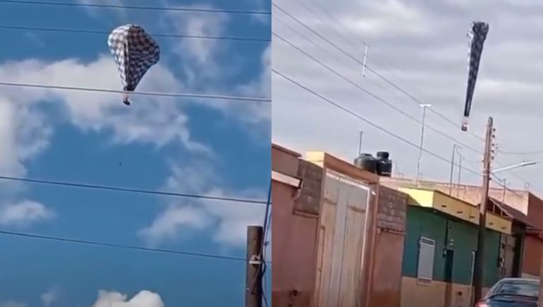 La víctima cayó desde el globo aerostático en llamas y murió de manera instantánea en México. La víctima cayó desde el globo aerostático en llamas y murió de manera instantánea en México.