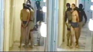 Imagenes tomadas por cámaras de seguridad del momento en que secuestran a Ronald Ojeda.