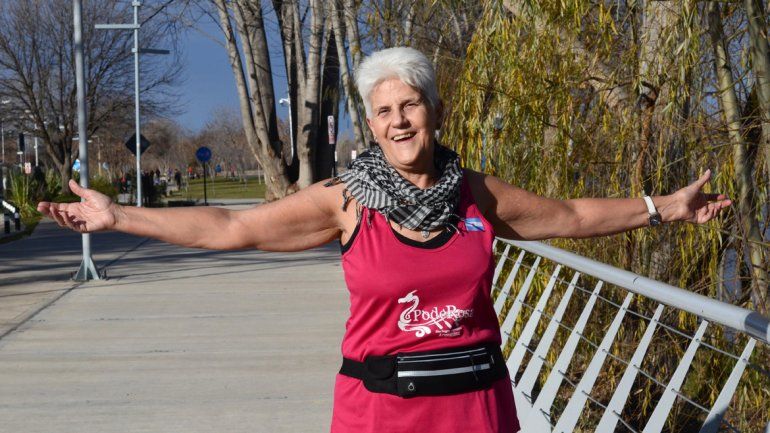 Con dignidad y alegría. Susana sostiene que la enfermedad fue