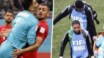 brutal choque, por que iran no canto el himno y el gesto ingles... brutal choque, por que iran no canto el himno y el gesto ingles...