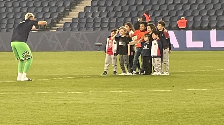 El picadito de los hijos de las estrellas del PSG: Thiago, Mateo y Ciro no se lo perdieron