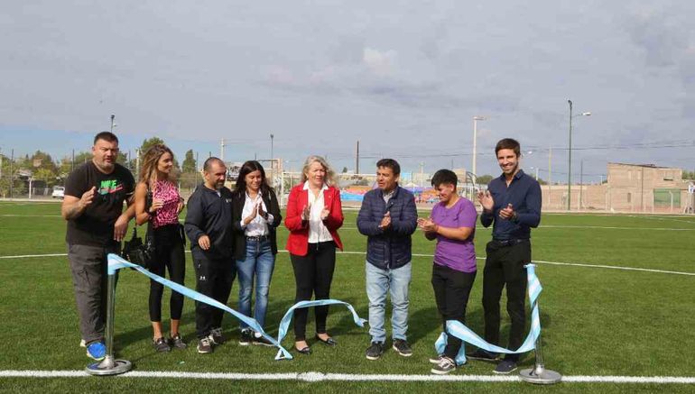 San Lorenzo Sur ya tiene una nueva cancha de fútbol 11 