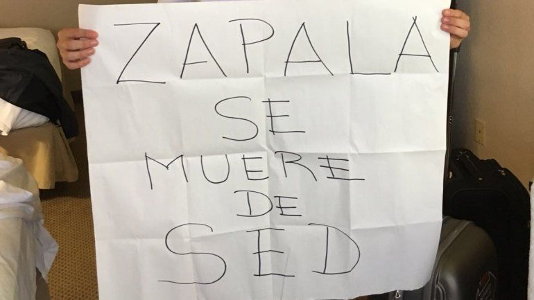 Zapala se muere de sed