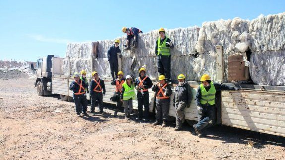 La cooperativa  del CAN comenzó  a reciclar nylon
