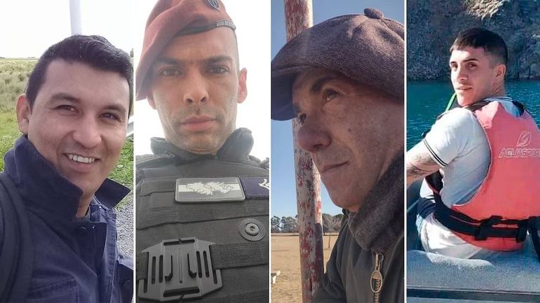 Los cuatro policías muertos en el brutal accidente en la localidad bonaerense de Carmen de Areco. Foto: Google. Los cuatro policías muertos en el brutal accidente en la localidad bonaerense de Carmen de Areco. Foto: Google.