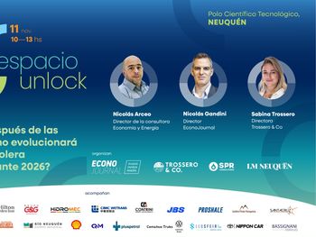 Espacio Unlock llega a Neuquén: el debate sobre el futuro de Vaca Muerta Espacio Unlock llega a Neuquén: el debate sobre el futuro de Vaca Muerta