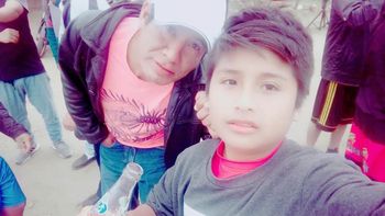 Janhzen Valverde Rodríguez y su hijo Tony, alias Pequeño J. Janhzen Valverde Rodríguez y su hijo Tony, alias Pequeño J.