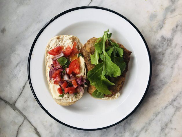 Receta: sandwich de milanesa en pan de masa madre