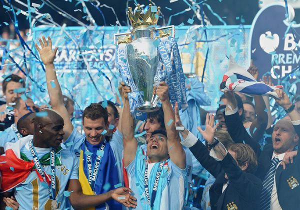 Agüero hizo campeón al Manchester City en el minuto 94