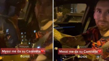 el lindo gesto de messi con un hincha que emociono a todos el lindo gesto de messi con un hincha que emociono a todos