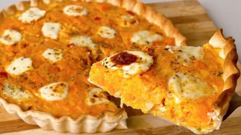 Tarta deliciosa y vegetariana, una receta casera muy rica. Tarta deliciosa y vegetariana, una receta casera muy rica.