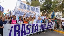 en 8 imagenes, asi fue la marcha en repudio a los incidentes en el congreso