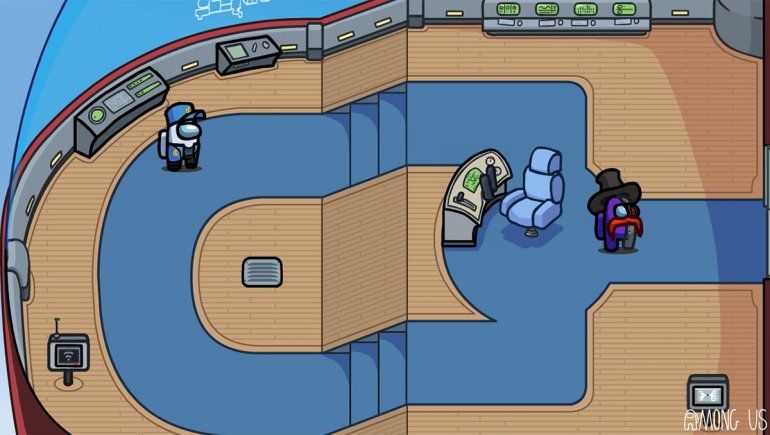 El nuevo mapa de Among Us parece ser un submarino | Foto: @AmongUsGame (Vía Twitter)