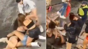 La secuencia atrapó la atención de vecinos y transeúntes.