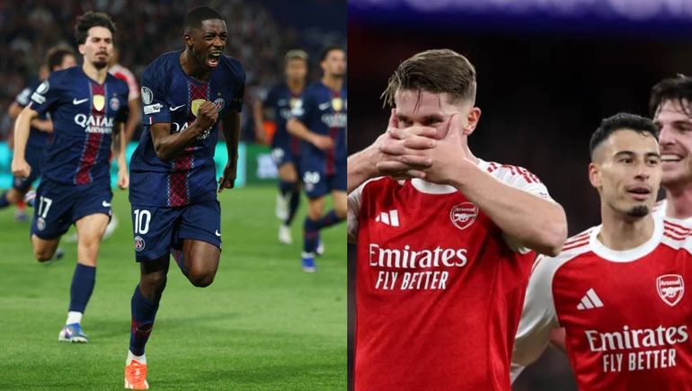 París Saint-Germain y Arsenal prometen una final caliente por la Champions League : hora, formaciones y TV
